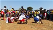 Cultural performance at Mathibela Sport Ground after the launch bof Mathibela Water Retriculation Project